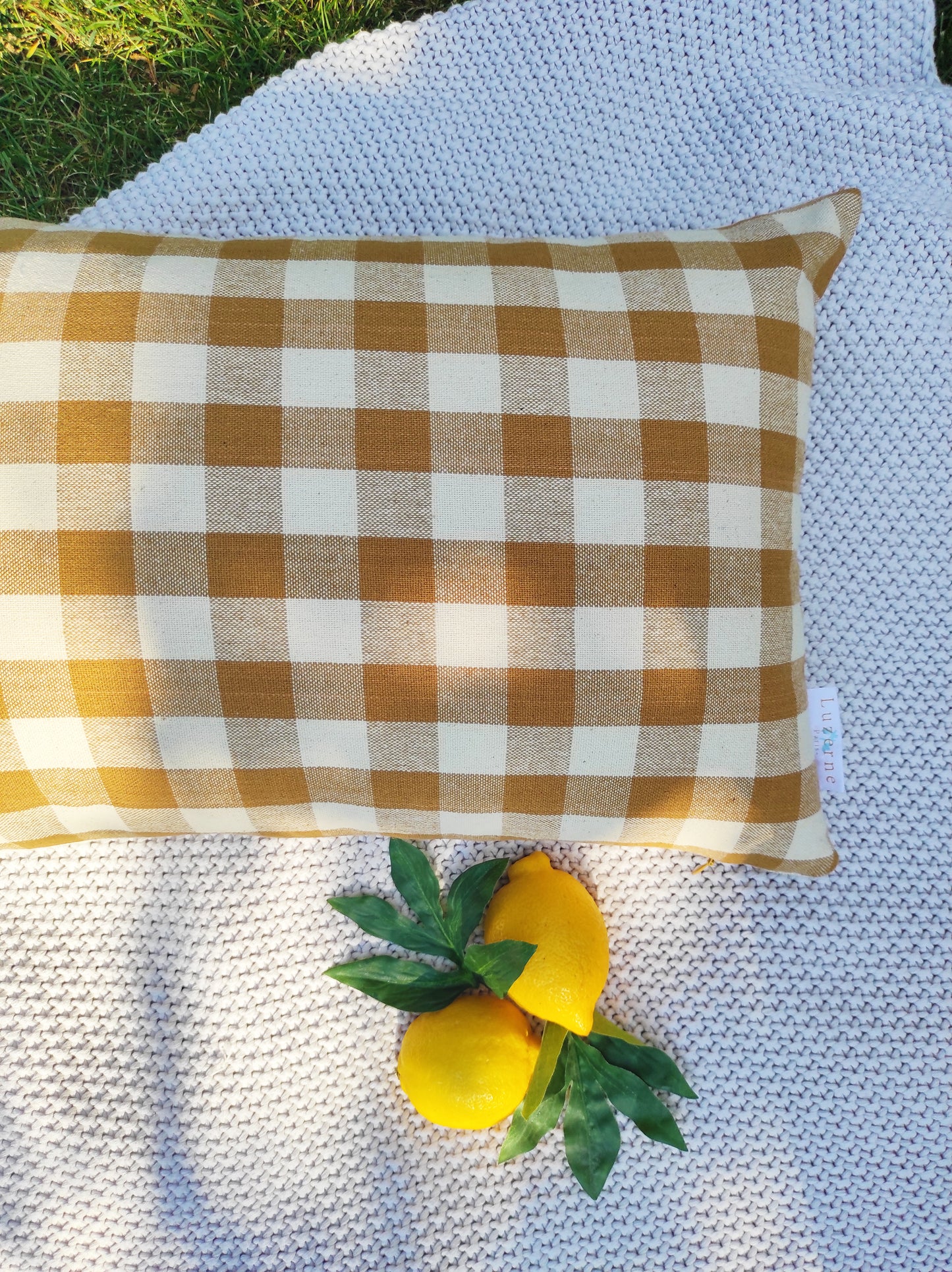 Coussin "Sieste sous le soleil"