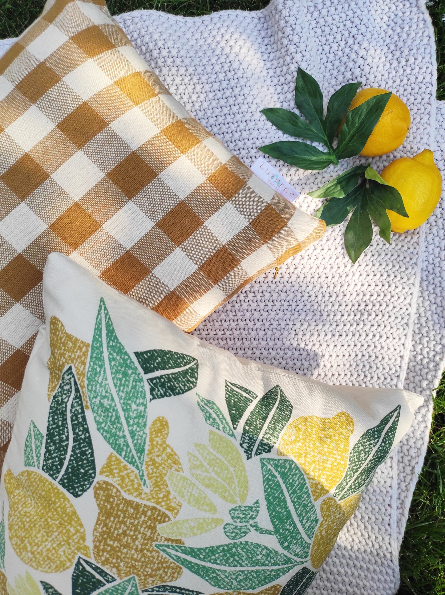 Coussin "Sieste sous le soleil"