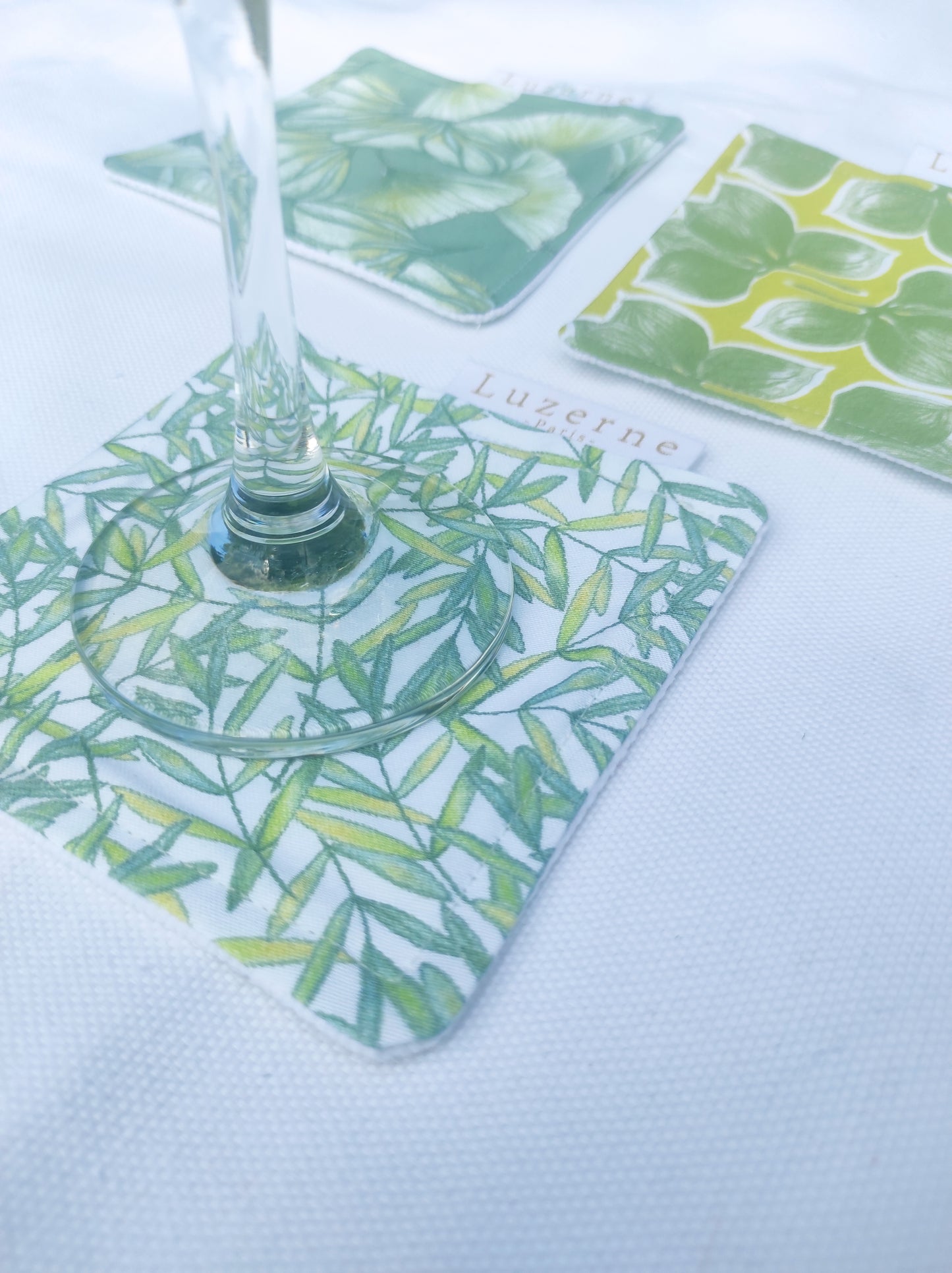 Quatre dessous de verre Brindille