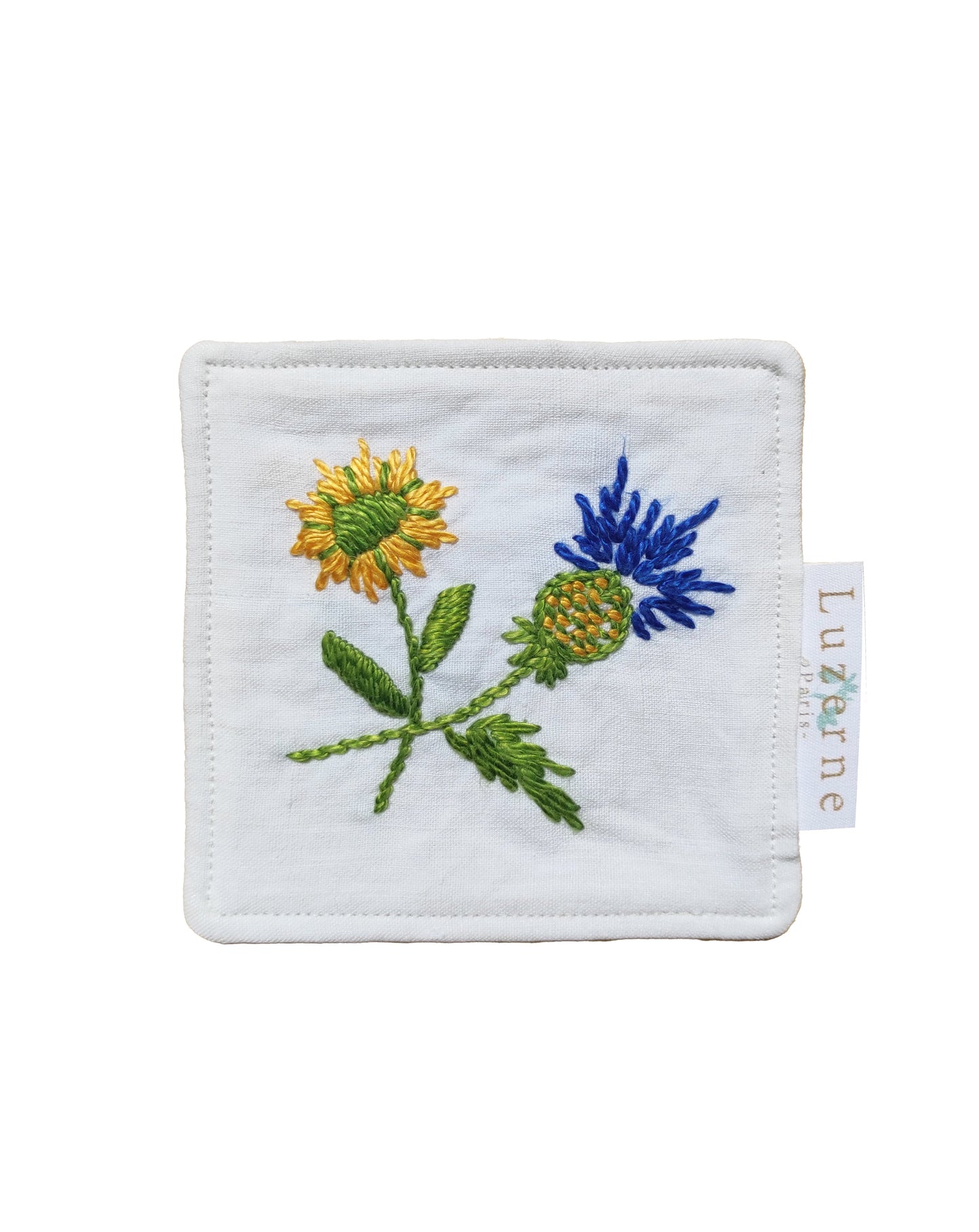 Six dessous de verre Bleuets