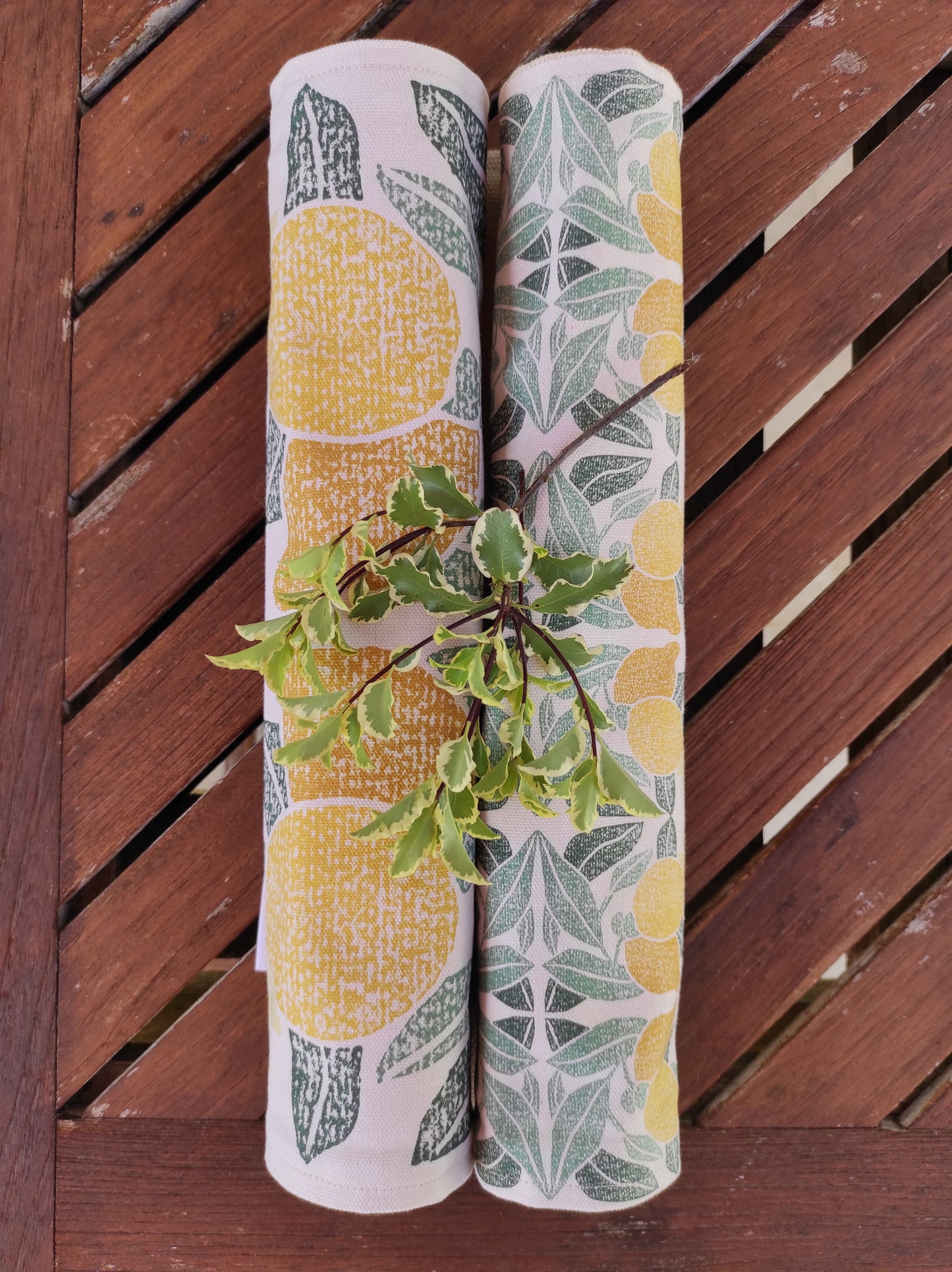 Set de table "Balade sous les citronniers"