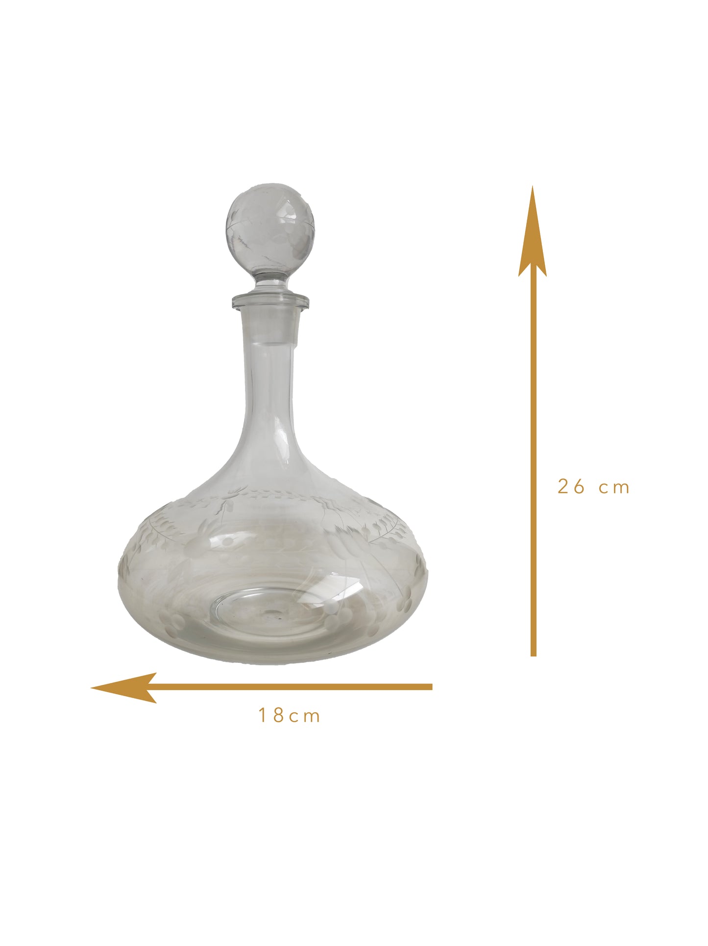 Carafe style art nouveau