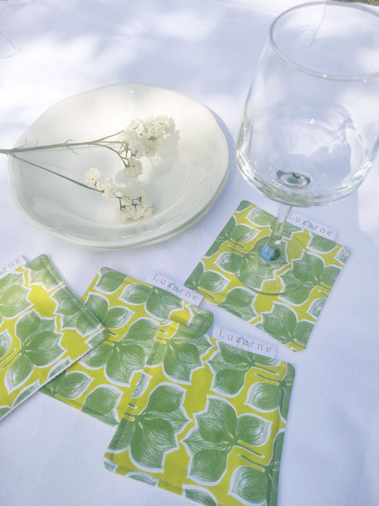 Quatre dessous de verre Bourgeon