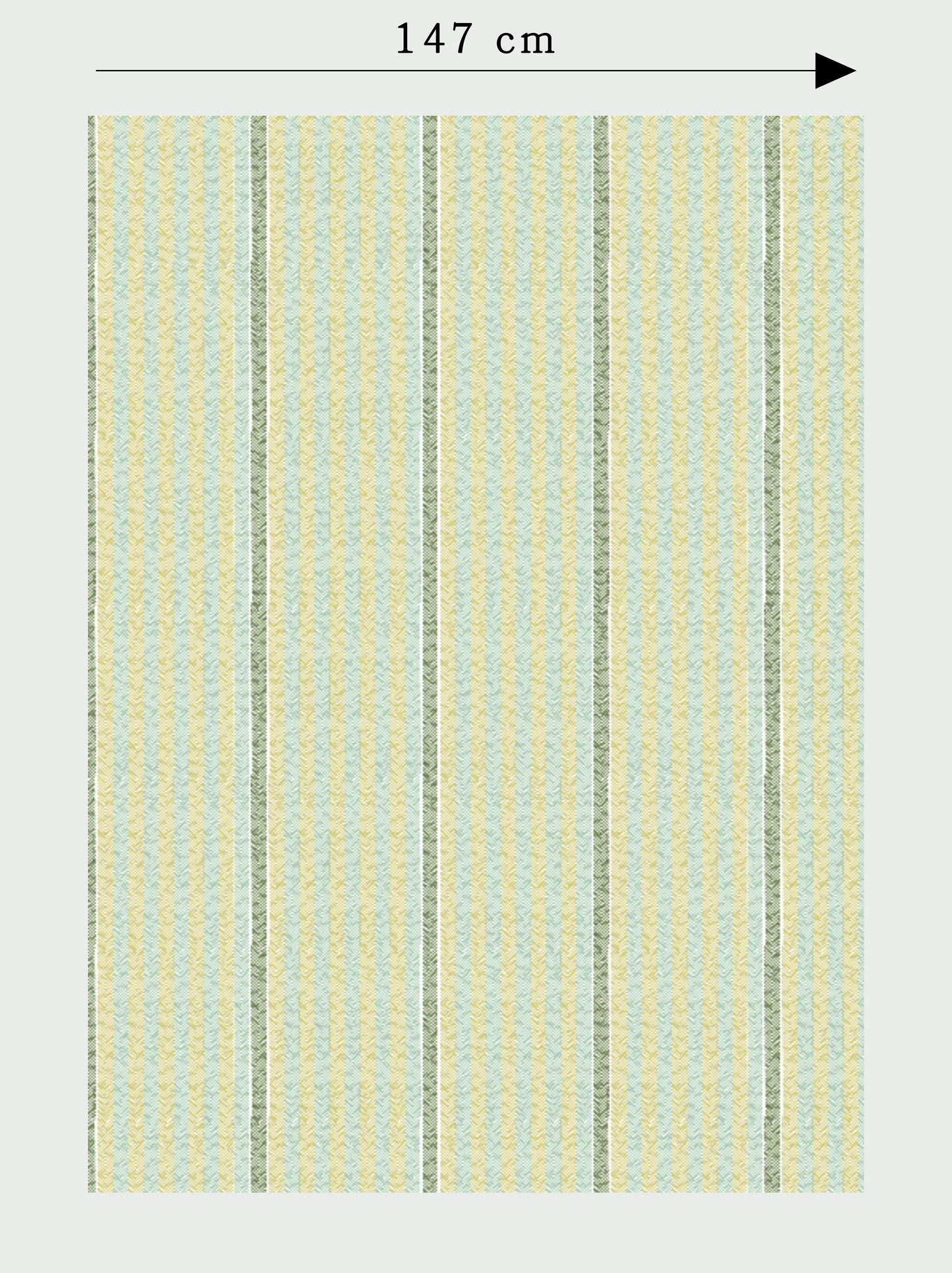 Chevrons Amande et vert