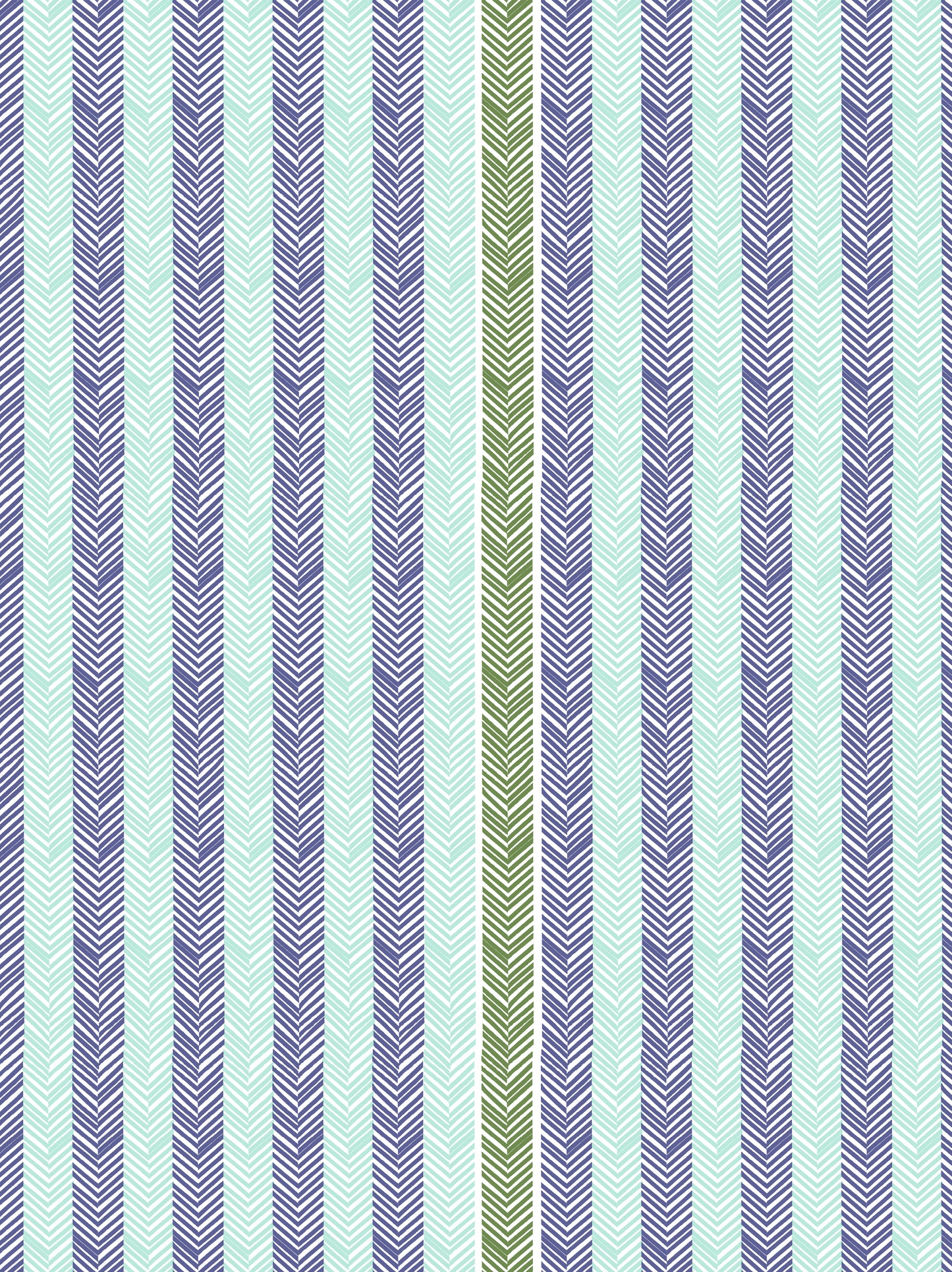Chevrons Bleu et vert