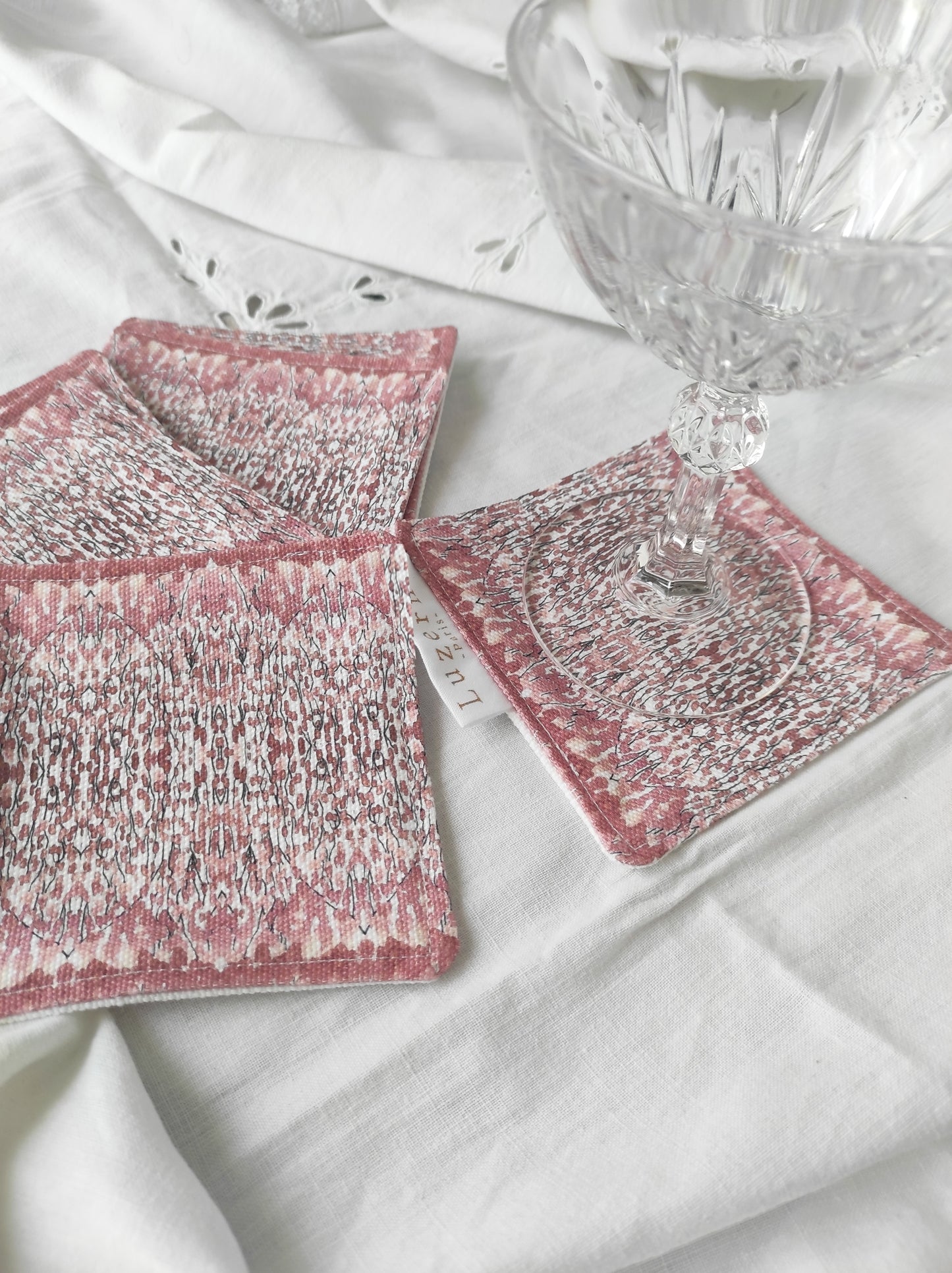 Six dessous de verre Rosa